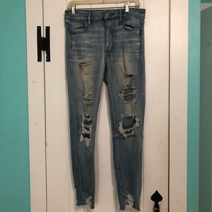 American Eagle Hi Rise Jegging - Lightwash Jeans